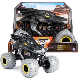 MONSTER JAM Diecast Pojazd BATMAN Batmobil - Samochody i pojazdy dla dzieci - miniaturka - grafika 1