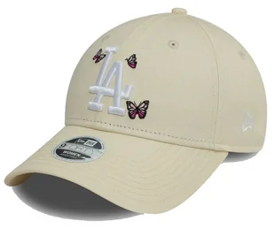 Czapka z daszkiem NEW ERA LA Dodgers Womens Icon 9FORTY kremowa - Czapki damskie - miniaturka - grafika 1