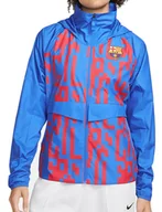 Kurtki damskie - Damska Kurtka Wiatrówka z Podszewką FC Barcelona Loose Fit DN3845403 M - miniaturka - grafika 1