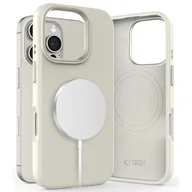 Etui i futerały do telefonów - Etui TECH-PROTECT Silicone Pure MagSafe do Apple iPhone 16 Pro Beżowy - miniaturka - grafika 1