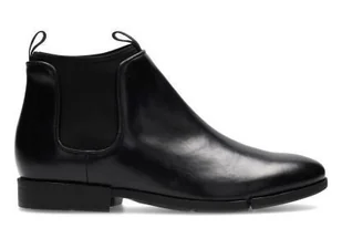 Daulton Up [black leather] - rozmiar 41 - Botki męskie - miniaturka - grafika 1
