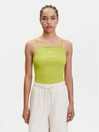 Koszulki i topy damskie - Puma Top Ess 629771 Zielony Slim Fit - miniaturka - grafika 1