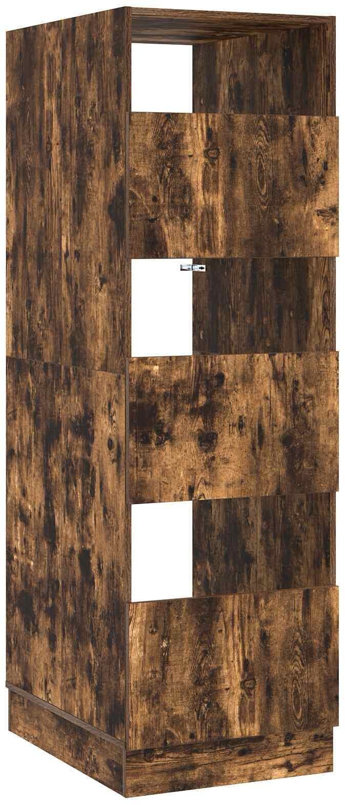 vidaXL Szafka do prania z przechowywaniem Dąb wędzony 50 x 68 x 162 cm