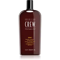 Szampony do włosów - AMERICAN CREW American Crew Shampoo + spłukiwanie + Body Wash Crew 3 W 1  1 Pack - miniaturka - grafika 1