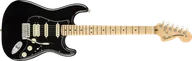 Gitary elektryczne - Fender American Performer Stratocaster HSS Maple Fingerboard Black - miniaturka - grafika 1