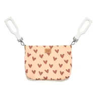Torby i organizery dla mam - La Millou Organizer do wózka Feeria Premium Heartbeat Pink - miniaturka - grafika 1