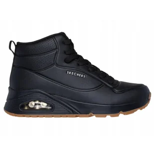 Buty na co dzień damskie SKECHERS UNO - STAND HIGH wysokie za kostkę - Buty trekkingowe damskie - miniaturka - grafika 1