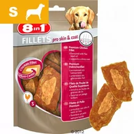 Przysmaki dla psów - 8in1 2 + 1 gratis! Przysmak 8in1 3 x 80 g Pro Skin & Coat S - miniaturka - grafika 1