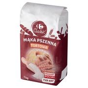 Mąka - Carrefour Classic Mąka pszenna tortowa typ 450 1 kg - miniaturka - grafika 1