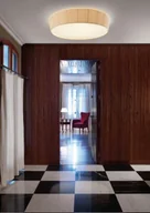 Lampy sufitowe - Beżowa lampa sufitowa Plafonet 95 LED w dużym rozmiarze - miniaturka - grafika 1