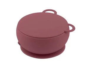 Minikoioi Minikoioi: miseczka silikonowa z przyssawką Bowly (Różowy) - Miseczki i talerzyki dla dzieci - miniaturka - grafika 1