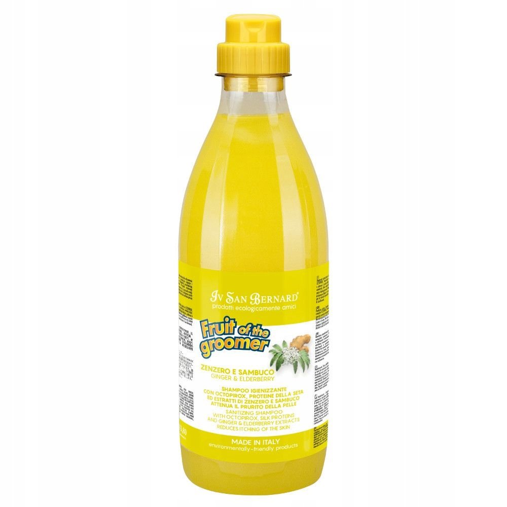 Iv San Bernard Ginger&Elderberry Shampo 1l- szampon oczyszczający z imbirem