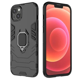 Ring Armor etui do iPhone 14 pancerny pokrowiec uchwyt magnetyczny ring czarne - Etui i futerały do telefonów - miniaturka - grafika 19