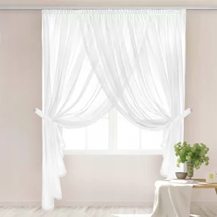 Firana 400 x 250 Dekoracyjna Emporio II Taśma Biel - Firany - miniaturka - grafika 2