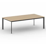 Stoły i stoliki do biura - B2B Partner Stół konferencyjny INVITATION 2400 x 1200 x 740 mm, buk 499402 - miniaturka - grafika 1