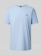 Koszulki męskie - T-shirt z nadrukiem z logo - miniaturka - grafika 1