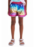 Spodenki damskie - Desigual Szorty materiałowe 23SGPW02 Kolorowy Regular Fit - miniaturka - grafika 1