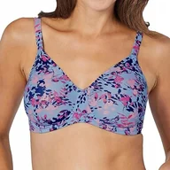 Biustonosze - Biustonosz Triumph My Flower Minimizer fioletowy miękki rozmiar 70C - miniaturka - grafika 1