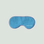 Akcesoria do bielizny - Lniana niebieska opaska na oczy wyciemniająca Biosennie - miniaturka - grafika 1