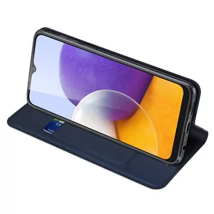 Dux Ducis Skin Pro kabura etui pokrowiec z klapką Samsung Galaxy A22 4G niebieski - Etui i futerały do telefonów - miniaturka - grafika 6
