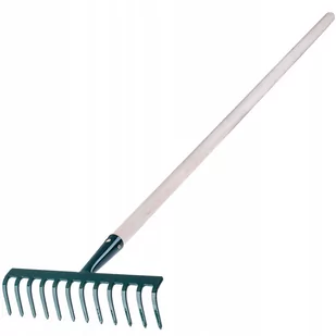 Grabie Do Trawy Liści Drewniany Trzonek 12-Zębne - Grabie i motyki - miniaturka - grafika 1