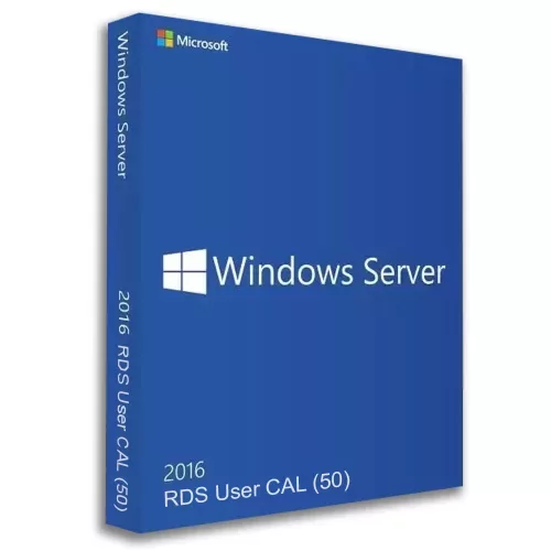 Microsoft Windows Server 2016 RDS 50 User CALs (RDS2016USE50)