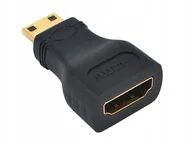 Kable - ADAPTER PRZEJŚCIÓWKA KONWERTERREDUKTOR HDMI DO MINI HDMI MINIHDMI WTYK - miniaturka - grafika 1