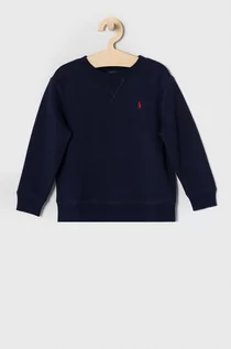 Bluzy damskie - Ralph Lauren Polo Polo Bluza dziecięca kolor granatowy gładka - grafika 1