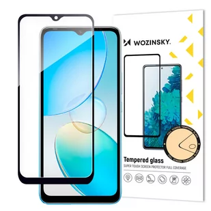 Wozinsky Full Glue szkło hartowane Infinix Hot 12i na cały ekran z ramką czarny (case friendly) - Szkła hartowane na telefon - miniaturka - grafika 1