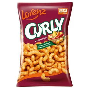 Lorenz Curly Chrupki kukurydziane o smaku pikantnego chilli 100 g - Chipsy - miniaturka - grafika 1