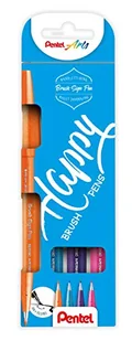 Pentel Sign Pen Brush "Touch" zestaw 4 sztuk, różne kolory, długopis z końcówką przypominającą pędzel, fioletowy - Długopisy Pentel Sign Pen Brush "Touch" zestaw 4 sztuk, różne kolory, długopis z końcówką przypominającą pędzel, fioletowy - Długopisy - miniaturka - grafika 1
