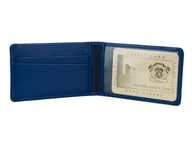 Etui na dokumenty i karty - Wizytownik Wang - Stefania Eko Granatowy - miniaturka - grafika 1