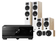 Kino domowe - Yamaha RX-A8A (czarny) + Diva 5 (dąb) + Diva 3 (dąb) + Diva 7 (dąb) - miniaturka - grafika 1