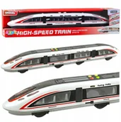 Pociągi dla dzieci - Pociąg Pasażerski Pośpieszny Otwierane Drzwi Światła Dźwięki - miniaturka - grafika 1