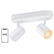 Systemy inteligentnych domów - Reflektor WIZ Imageo Spots 2x5W W 22-65K RGB Biały Wi-Fi/Bluetooth | Bezpłatny transport | Raty - miniaturka - grafika 1