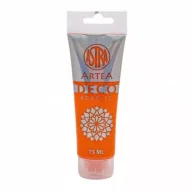 Farby i media malarskie - Astra Farba akrylowa Deco Artea w tubie 75ml pomarańczowa - miniaturka - grafika 1