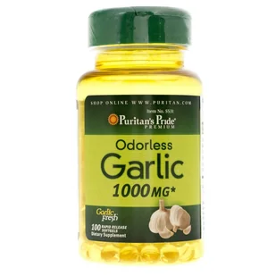 Puritans Pride Puritan Pride Czosnek Bezzapachowy 1000 mg, 100 kaps PU531 - Suplementy naturalne - miniaturka - grafika 4