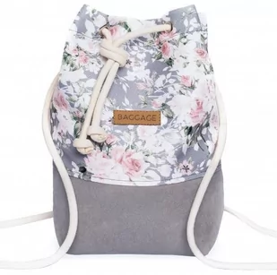 Plecak Worek 2W1 Torebka Baggage Romantic Flowers - Plecaki worki - miniaturka - grafika 1