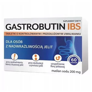 Gastrobutin IBS 60 tabletek - Układ pokarmowy - miniaturka - grafika 1