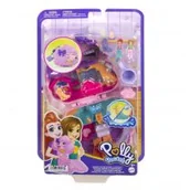 Lalki dla dziewczynek - Polly Pocket Salonik piękności pudelka Zestaw kompaktowy HKV35 Mattel - miniaturka - grafika 1