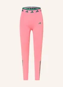 Legginsy - Adidas Legginsy Hyperglam Full-Length pink - miniaturka - grafika 1