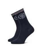 Skarpetki damskie - Aeronautica Militare Skarpety wysokie unisex 251CZ015DL561 Granatowy - miniaturka - grafika 1