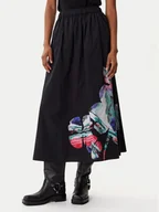 Spódnice - Desigual Spódnica trapezowa Ella Lacroix 25WWFW05 Czarny Regular Fit - miniaturka - grafika 1