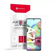 Szkła hartowane na telefon - Forcell Szkło hybrydowe Flexible Nano Glass Do Samsung Galaxy A71 - miniaturka - grafika 1