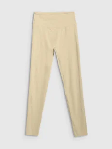 Damskie legginsy do jogi 4F 4FWSS25TFTIF323 - zielone - Legginsy - miniaturka - grafika 1