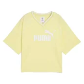 Koszulki i topy damskie - PUMA Damska koszulka piłkarska Ess Relaxed Cropped (1 opakowanie) - miniaturka - grafika 1