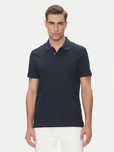 Calvin Klein Polo LV04LC239G Granatowy Regular Fit - Koszulki męskie - miniaturka - grafika 1
