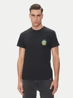 Koszulki męskie - Etnies T-Shirt Camp Vibes 4130003782 Czarny Regular Fit - miniaturka - grafika 1