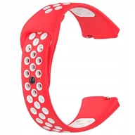 Akcesoria do smartwatchy - Opaska pasek do smartwatch Xiaomi Redmi Watch 3 Active czerwono-biała - miniaturka - grafika 1
