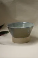 Miski i półmiski - Ceramiczna miska w morskim kolorze. Ceramika ręcznie robiona - miniaturka - grafika 1